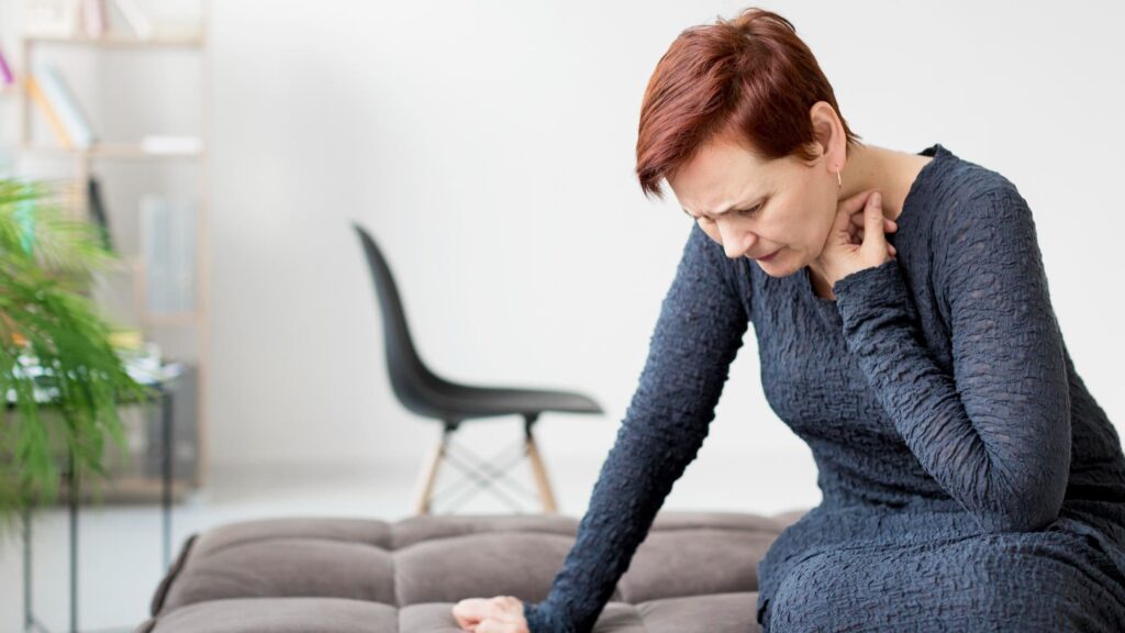 Mujer en terapia de biodescodificación
